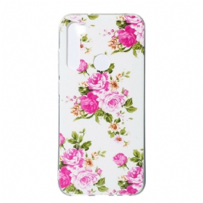 Cover Xiaomi Redmi Note 8 Fluorescerende Frihedsblomster