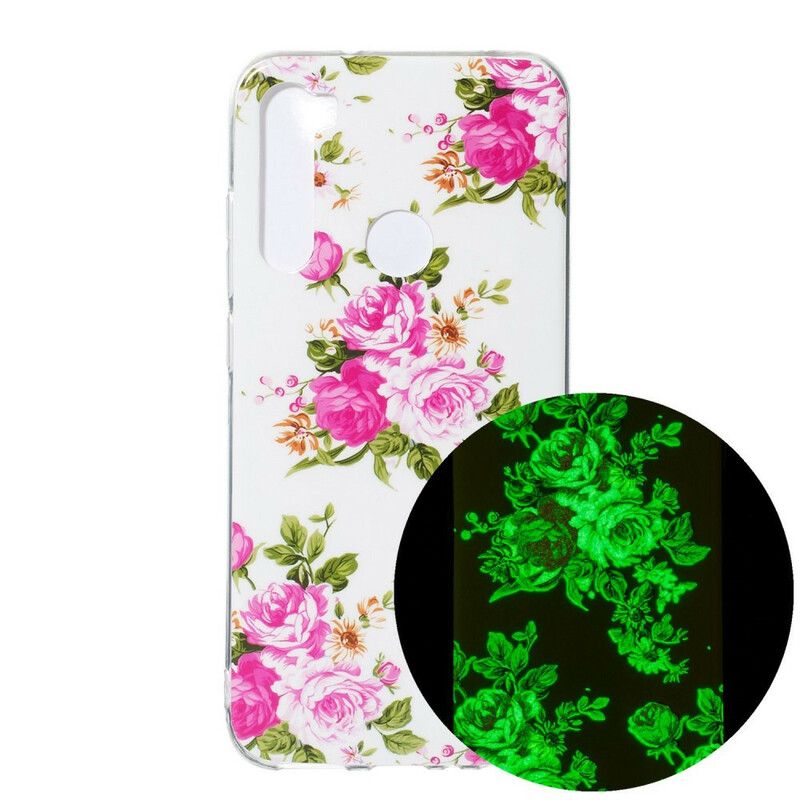 Cover Xiaomi Redmi Note 8 Fluorescerende Frihedsblomster