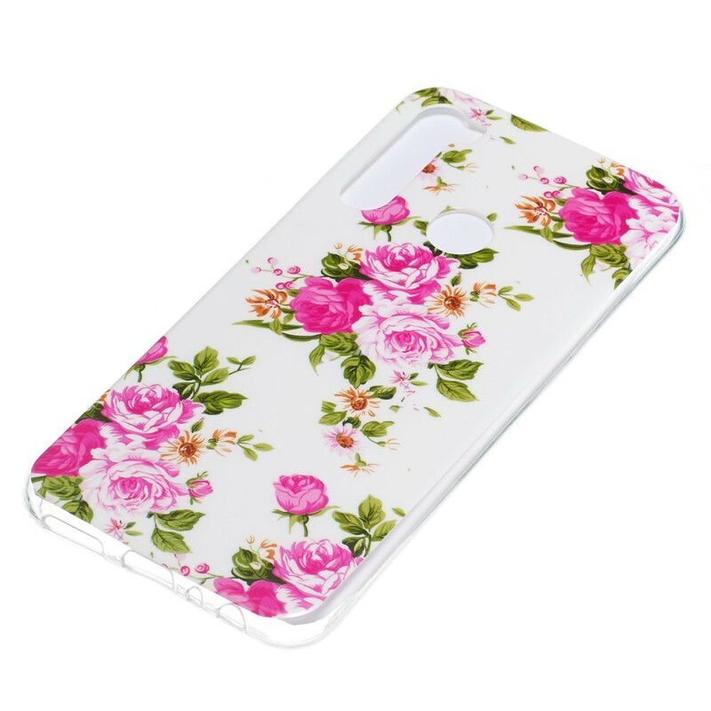 Cover Xiaomi Redmi Note 8 Fluorescerende Frihedsblomster