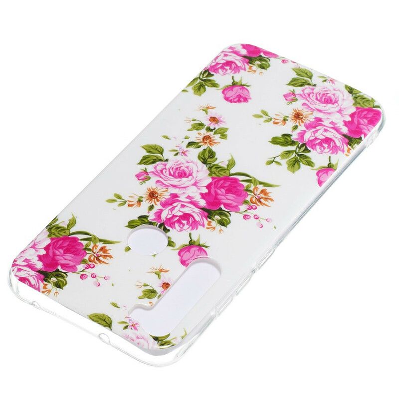 Cover Xiaomi Redmi Note 8 Fluorescerende Frihedsblomster