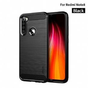 Cover Xiaomi Redmi Note 8 Mofi Børstet Kulfiber