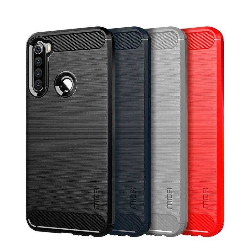 Cover Xiaomi Redmi Note 8 Mofi Børstet Kulfiber