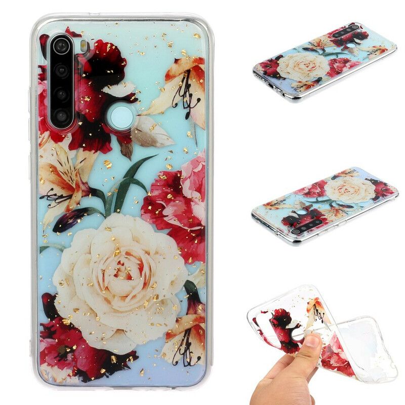 Cover Xiaomi Redmi Note 8 Transparente Suveræne Buketter