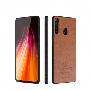 Cover Xiaomi Redmi Note 8 Vintage Lædereffekt Pinwuyo