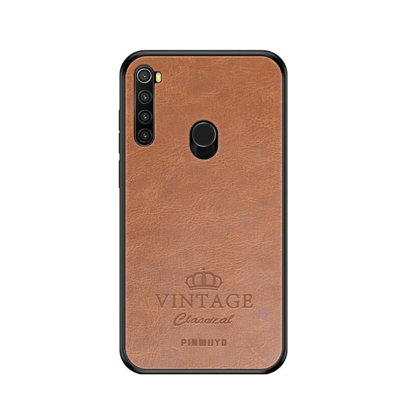 Cover Xiaomi Redmi Note 8 Vintage Lædereffekt Pinwuyo