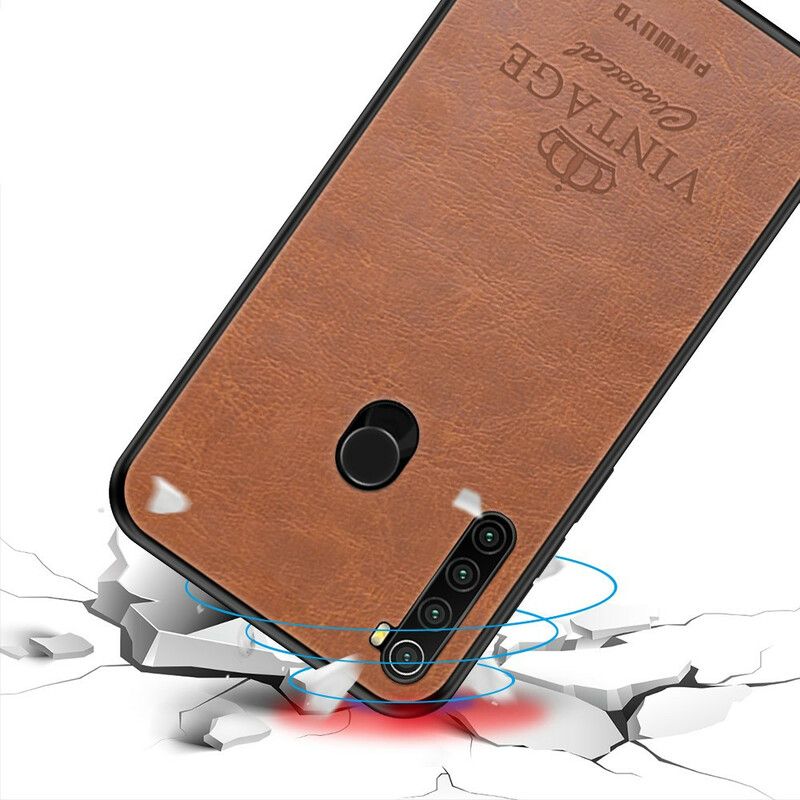 Cover Xiaomi Redmi Note 8 Vintage Lædereffekt Pinwuyo