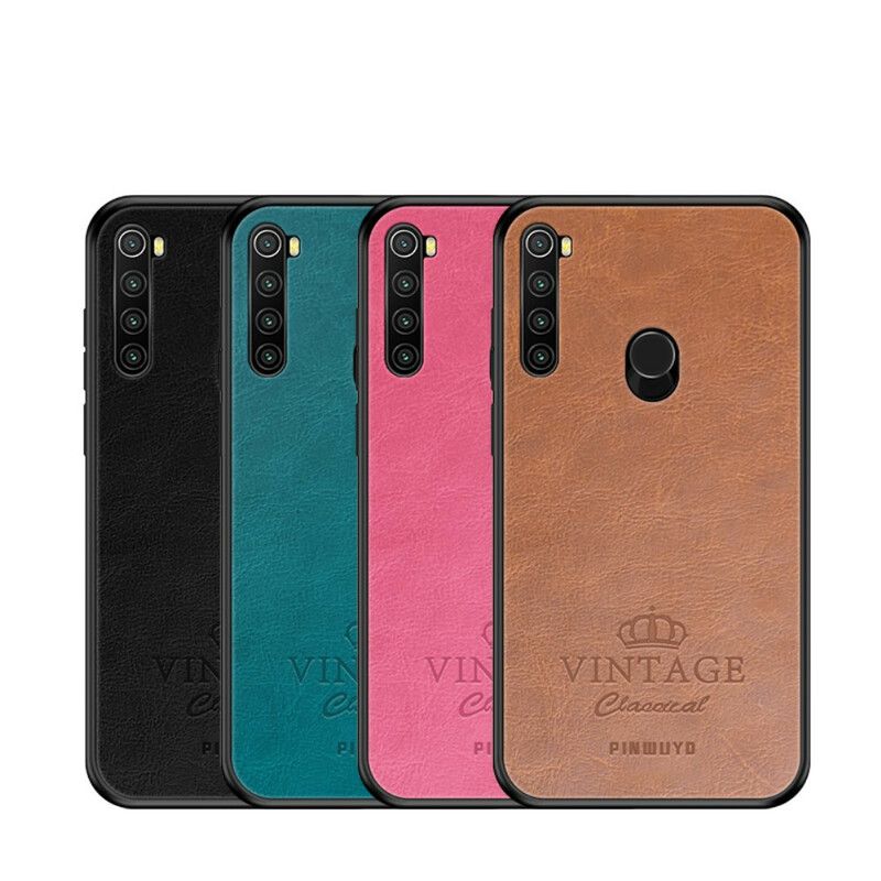 Cover Xiaomi Redmi Note 8 Vintage Lædereffekt Pinwuyo