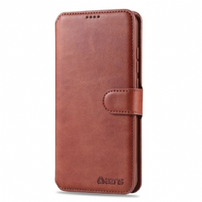 Flip Cover Xiaomi Redmi Note 8 Azns Lædereffekt