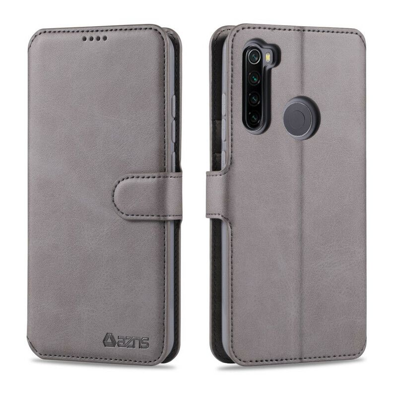 Flip Cover Xiaomi Redmi Note 8 Azns Lædereffekt