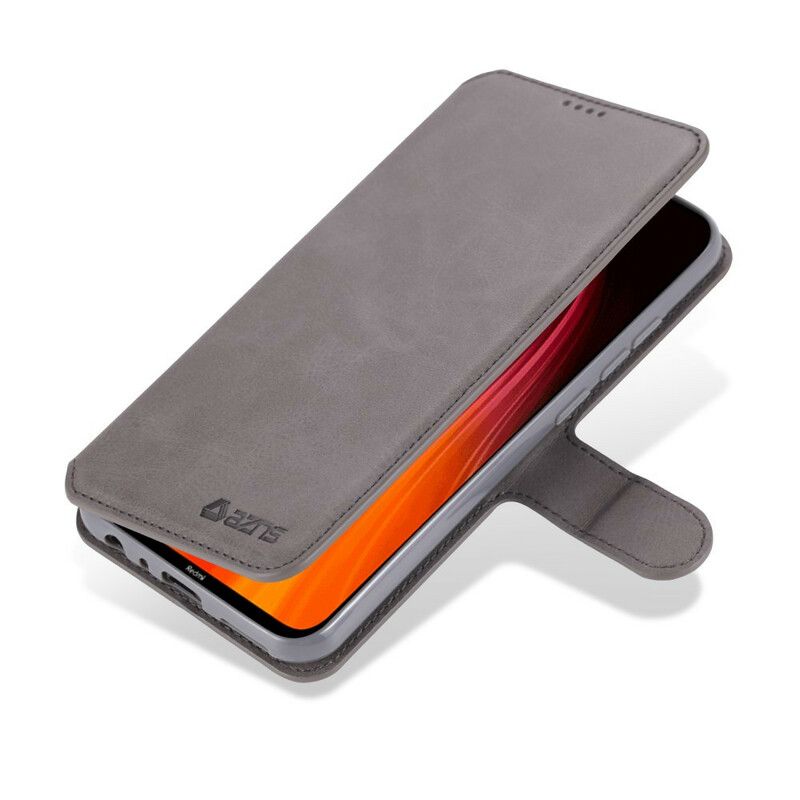 Flip Cover Xiaomi Redmi Note 8 Azns Lædereffekt