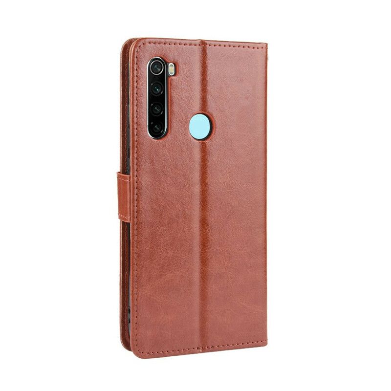 Flip Cover Xiaomi Redmi Note 8 Blinkende Kunstlæder