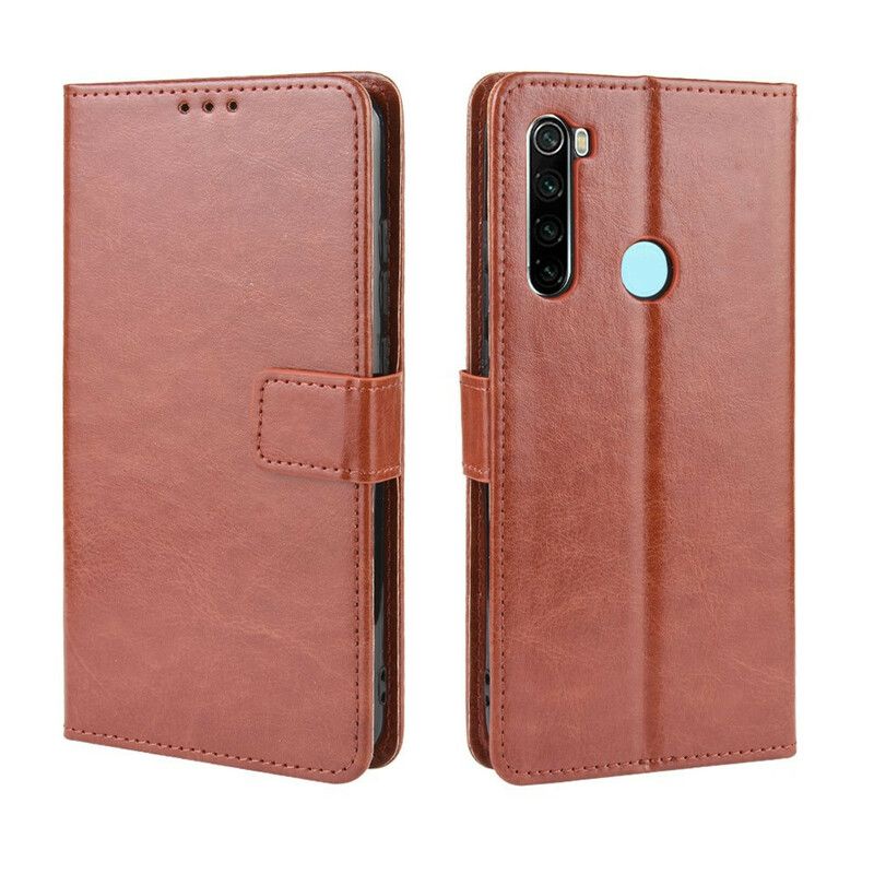 Flip Cover Xiaomi Redmi Note 8 Blinkende Kunstlæder