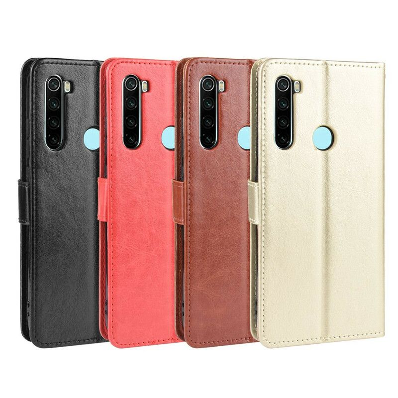 Flip Cover Xiaomi Redmi Note 8 Blinkende Kunstlæder