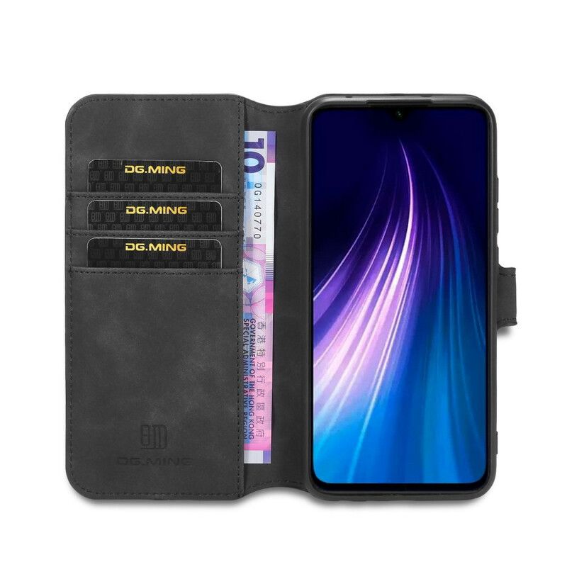 Flip Cover Xiaomi Redmi Note 8 Dg.ming Retro