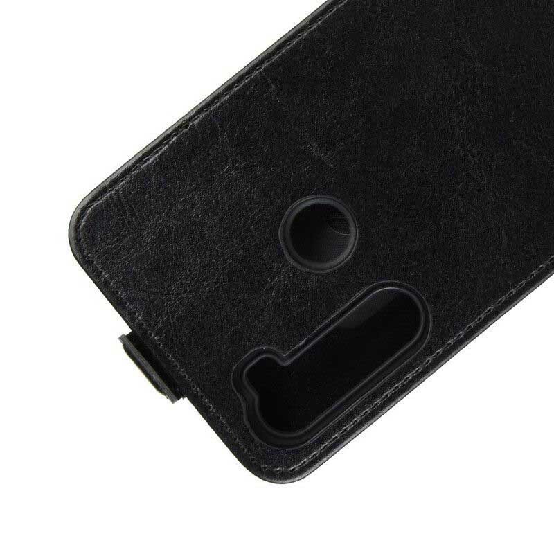 Flip Cover Xiaomi Redmi Note 8 Læder Cover Foldbar Lædereffekt