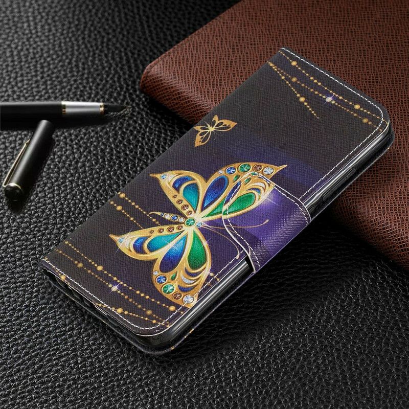 Flip Cover Xiaomi Redmi Note 8 Magisk Sommerfugl