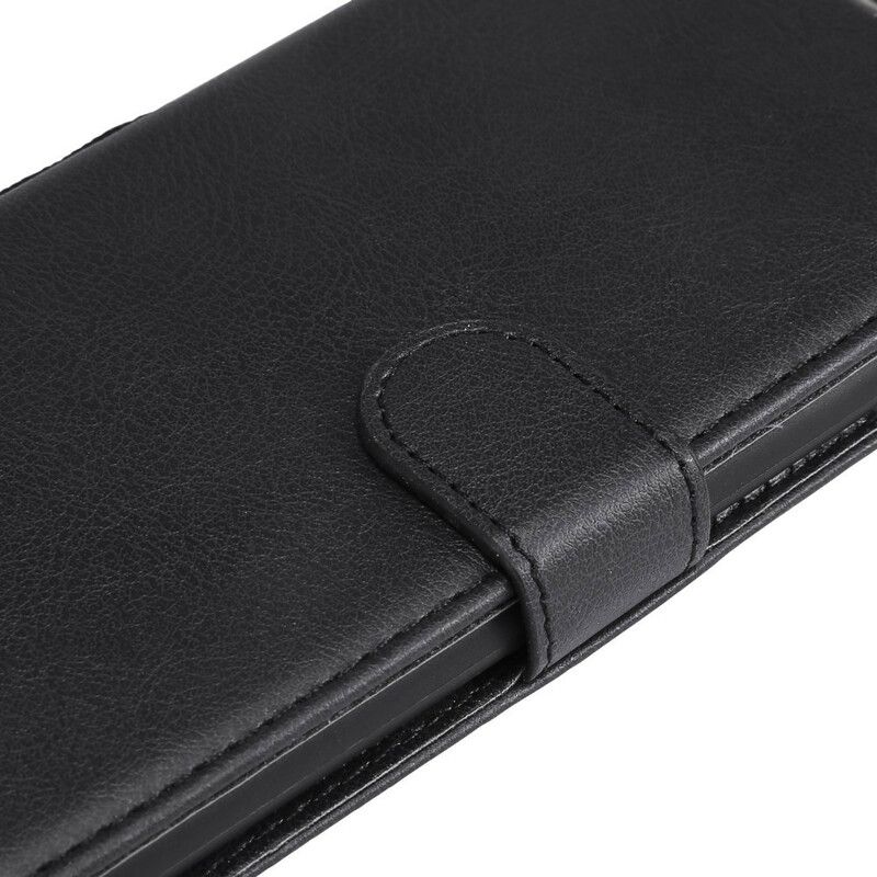 Flip Cover Xiaomi Redmi Note 8 Med Snor Lædereffektrem