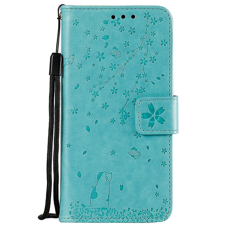 Flip Cover Xiaomi Redmi Note 8 Med Snor Strop Reverie