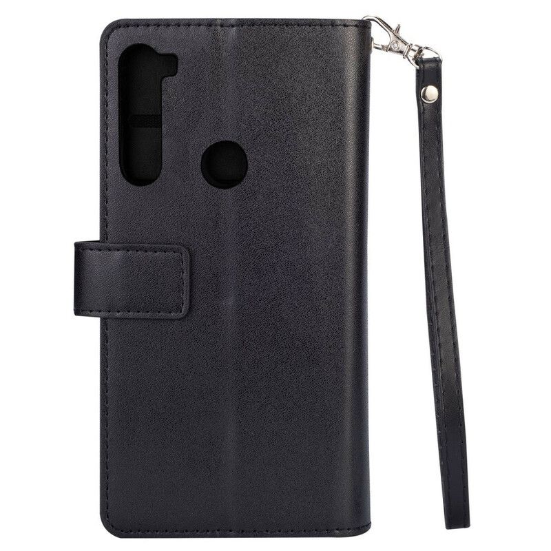 Flip Cover Xiaomi Redmi Note 8 Pung Med Snor