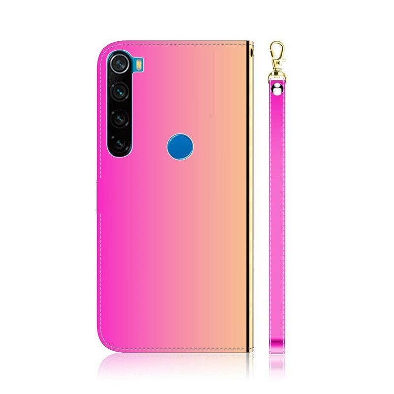 Flip Cover Xiaomi Redmi Note 8 Spejlcover I Imiteret Læder