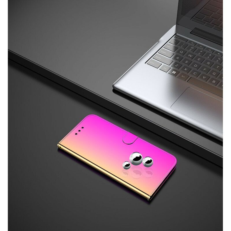 Flip Cover Xiaomi Redmi Note 8 Spejlcover I Imiteret Læder