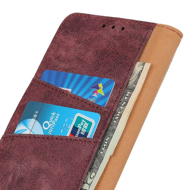 Læder Cover Xiaomi Redmi Note 8 Flip Cover Dobbeltsidet Magnetklap