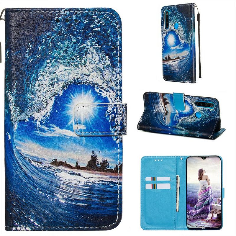 Læder Cover Xiaomi Redmi Note 8 Kiff The Wave