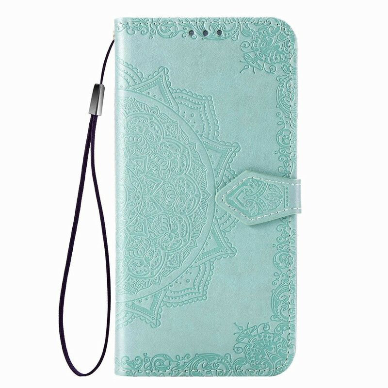 Læder Cover Xiaomi Redmi Note 8 Middelaldermandala