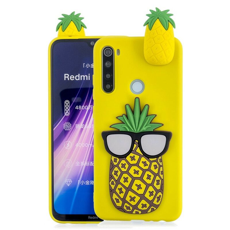 Mobilcover Xiaomi Redmi Note 8 3d Cool Ananas