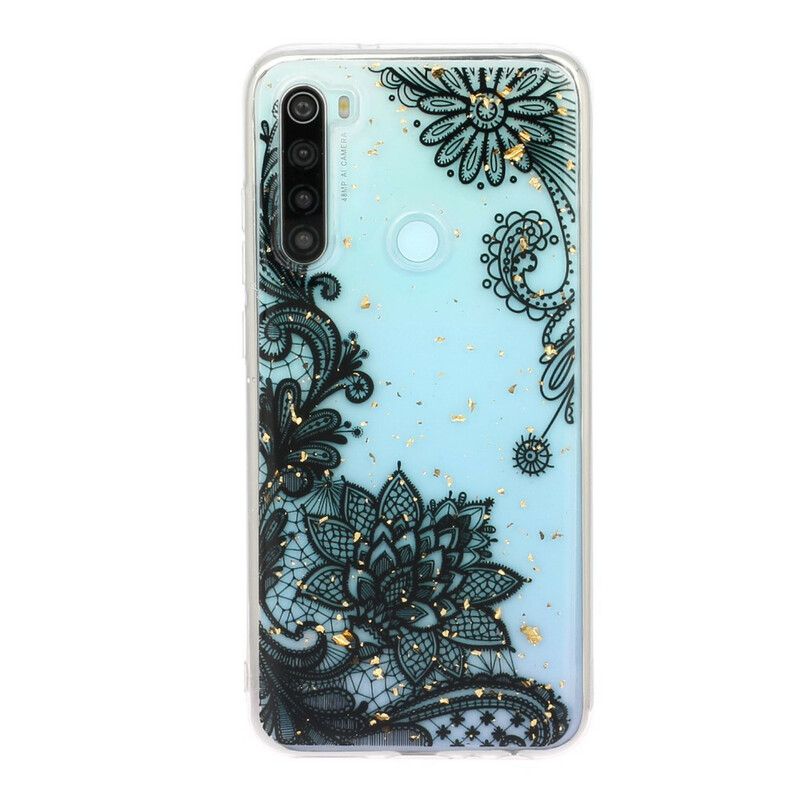 Mobilcover Xiaomi Redmi Note 8 Blonder Og Pailletter Blomster