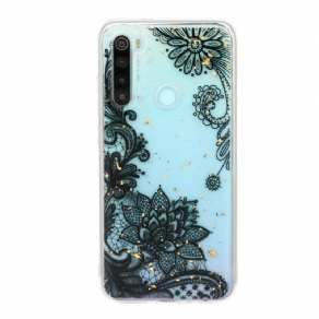 Mobilcover Xiaomi Redmi Note 8 Blonder Og Pailletter Blomster