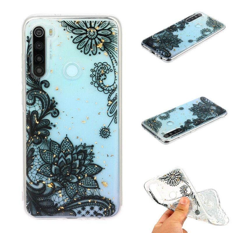 Mobilcover Xiaomi Redmi Note 8 Blonder Og Pailletter Blomster