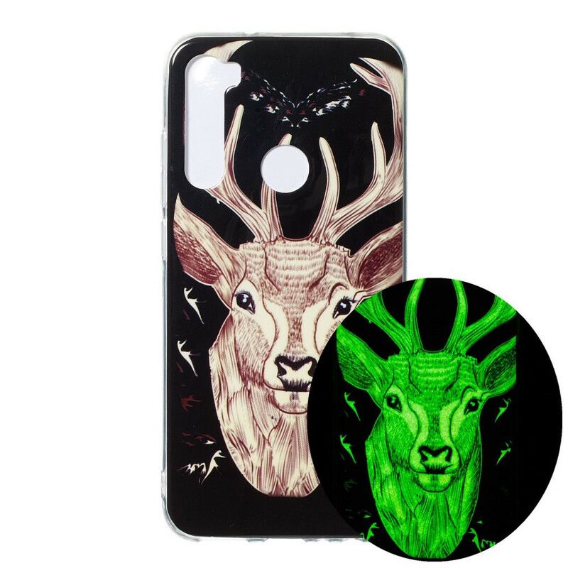 Mobilcover Xiaomi Redmi Note 8 Fluorescerende Majestic Stag