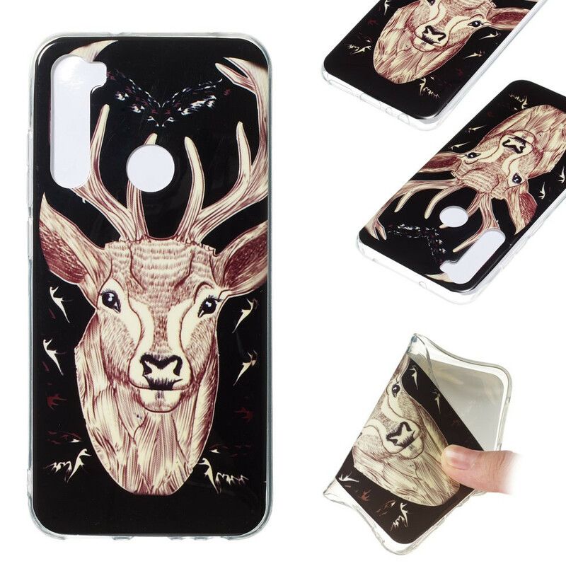 Mobilcover Xiaomi Redmi Note 8 Fluorescerende Majestic Stag