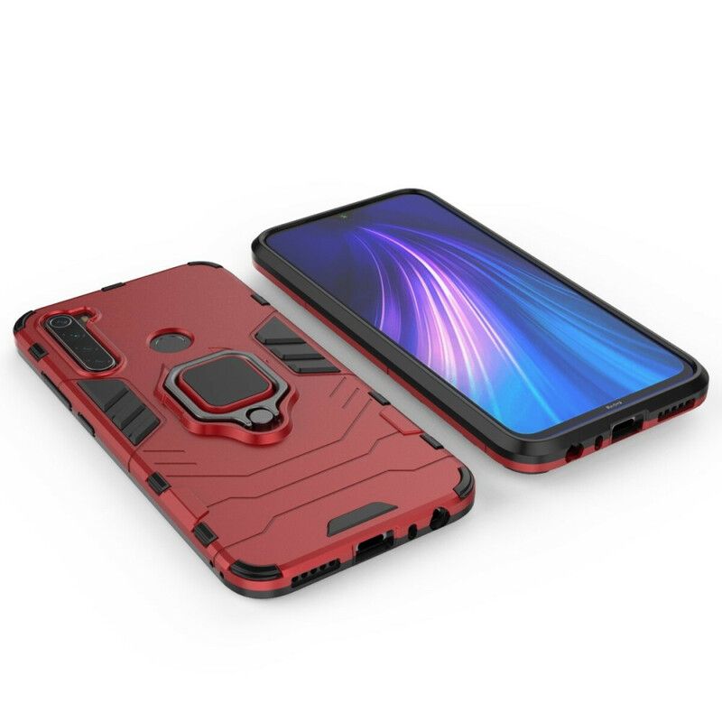 Mobilcover Xiaomi Redmi Note 8 Modstandsdygtig Ring