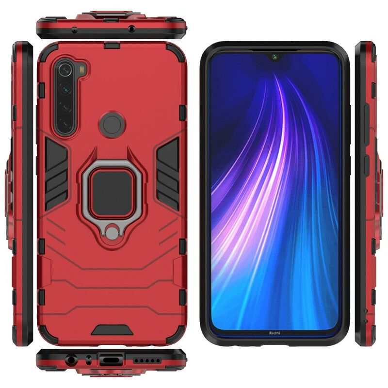 Mobilcover Xiaomi Redmi Note 8 Modstandsdygtig Ring