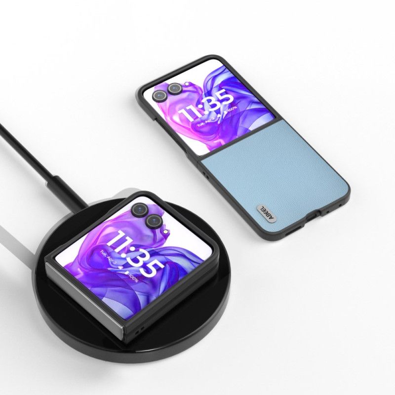 Cover Til Motorola Razr 50 Ultra Ægte Abeel Læder