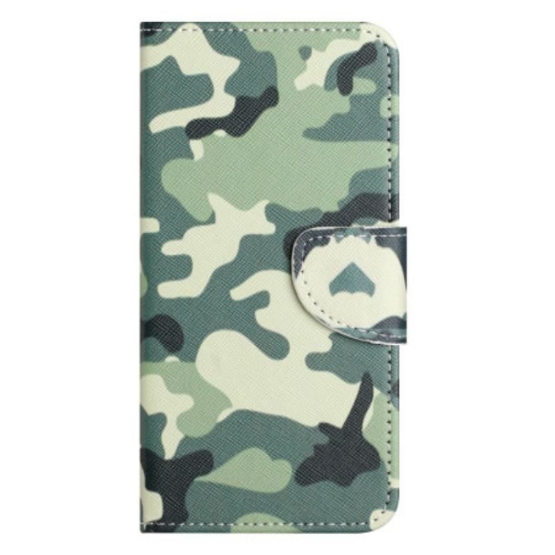 Læder Cover Moto G73 5G Camouflage