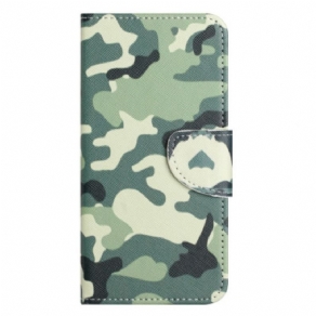 Læder Cover Moto G73 5G Camouflage