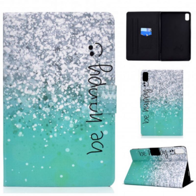 Flip Cover Huawei MatePad New Skinnende Pailletter