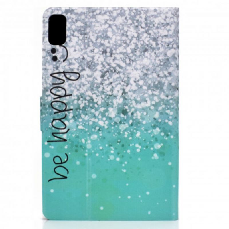 Flip Cover Huawei MatePad New Skinnende Pailletter