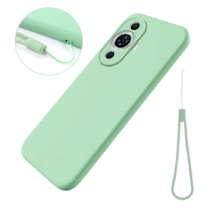 Cover Huawei Nova 11 Pro Flydende Silikone Strop