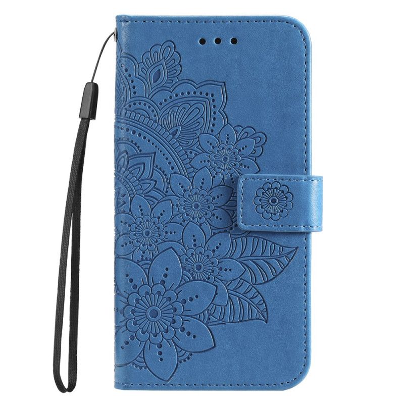 Flip Cover Huawei Nova 11 Pro Blomstertryksrem