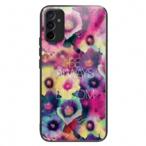 Cover Samsung Galaxy M13 Be Always In Bloom Hærdet Glas