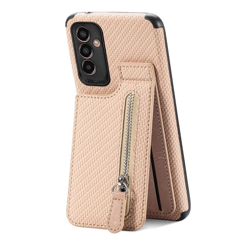 Cover Samsung Galaxy M13 Carbon Fiber Kortholder Beslag