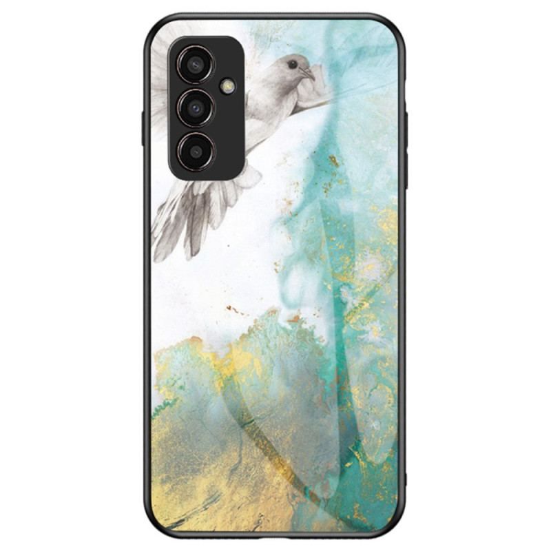 Cover Samsung Galaxy M13 Marmor Hærdet Glas