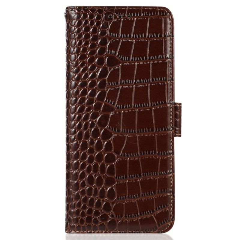 Flip Cover Samsung Galaxy M13 Crocodile Style Rfid