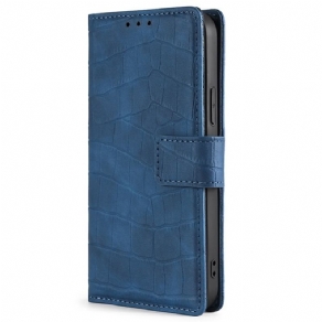 Flip Cover Samsung Galaxy M13 Krokodillehudstil