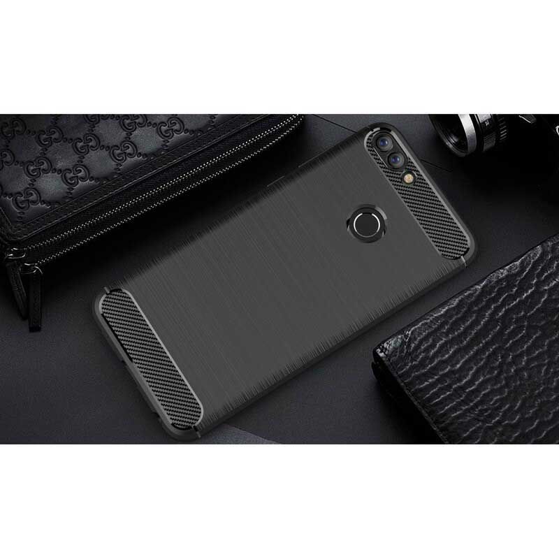 Cover Huawei P Smart Børstet Kulfiber