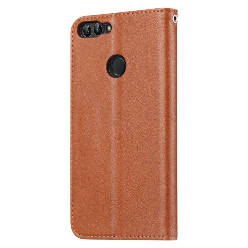 Cover Huawei P Smart Flip Cover Faux Læder Kortholder